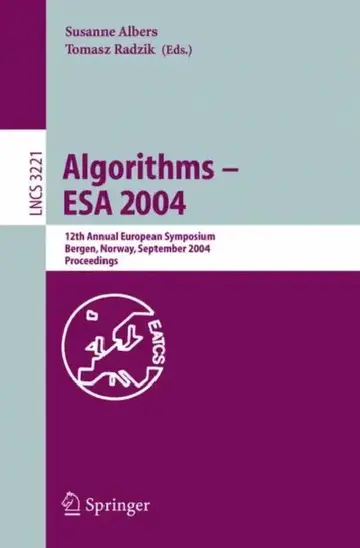Cover of Algorithms -- ESA 2004