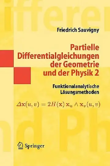 Cover of Partielle Differentialgleichungen Der Geometrie Und Der Physik 2