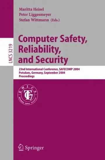 Cover of Computer Safety, Reliability, and Security