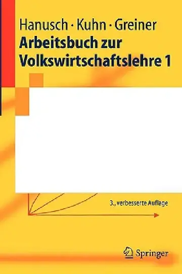 Cover of Arbeitsbuch Zur Volkswirtschaftslehre 1