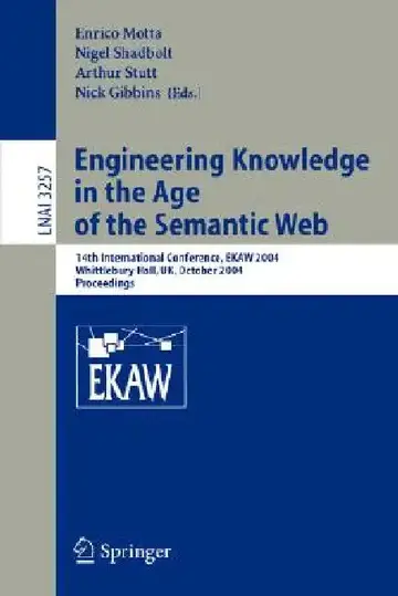 Cover of Engineering Knowledge in the Age of the Semantic Web