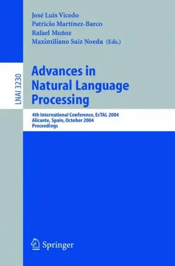 Cover of Advances in Natural Language Processing