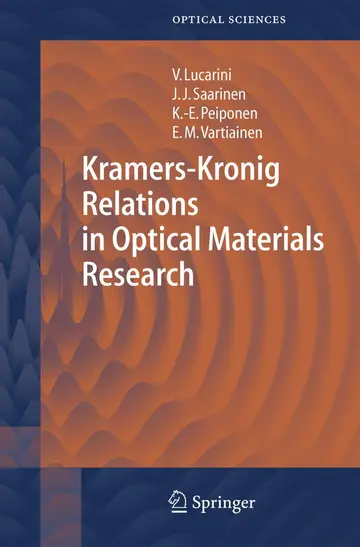 Cover of Kramers-Kronig Relations in Optical Materials Research