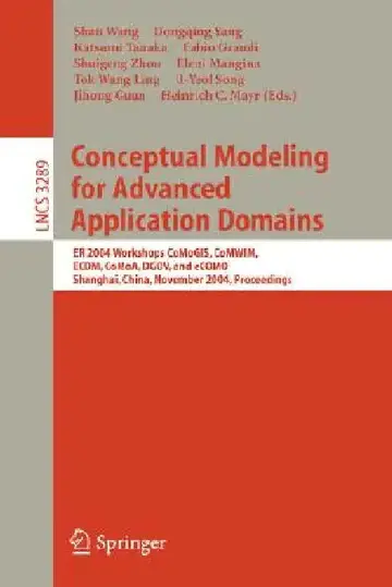 Cover of Conceptual Modeling for Advanced Application Domains