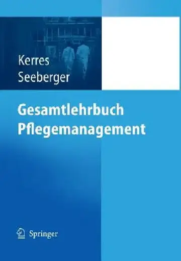 Cover of Gesamtlehrbuch Pflegemanagement