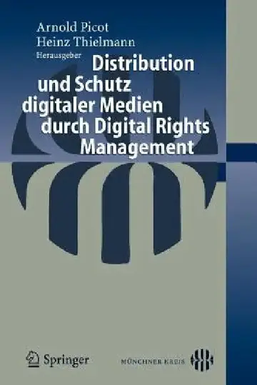 Cover of Distribution Und Schutz Digitaler Medien Durch Digital Rights Management
