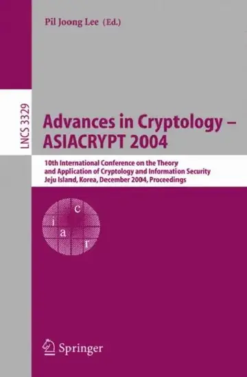 Cover of Advances in Cryptology - ASIACRYPT 2004
