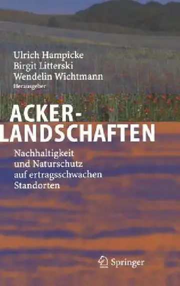 Cover of Ackerlandschaften