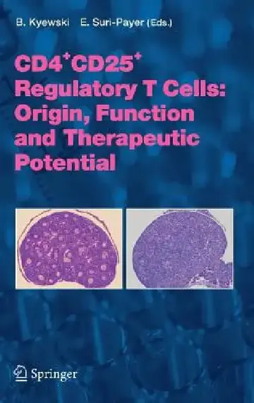 Cover of Cd4+cd25+ Regulatory T Cells