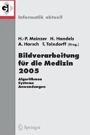 Cover of Bildverarbeitung Für Die Medizin 2005
