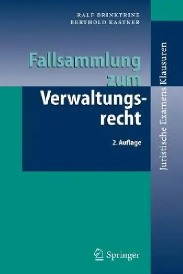 Cover of Fallsammlung Zum Verwaltungsrecht