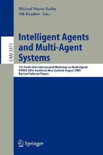 Cover of Intelligent Agents and Multi-Agent Systems