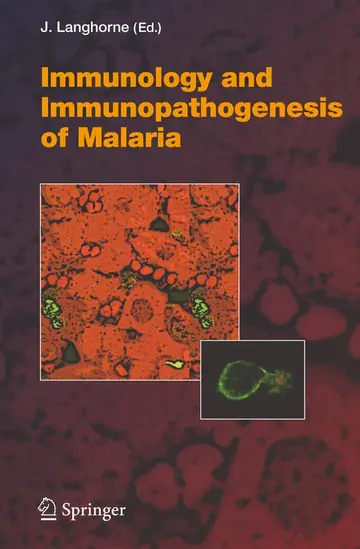 Cover of Immunology and Immunopathogenesis of Malaria