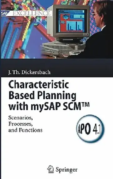 Cover of Characteristic Based Planning with Mysap Scm(tm)