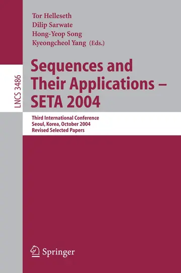Cover of Sequences and Their Applications - SETA 2004