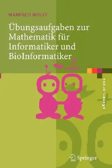 Cover of Übungsaufgaben Zur Mathematik Für Informatiker Und Bioinformatiker