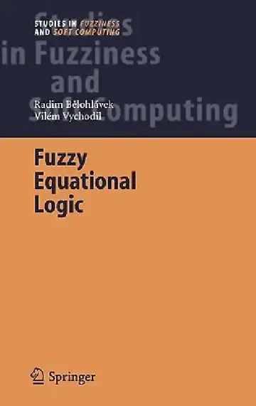 Cover of Fuzzy Equational Logic
