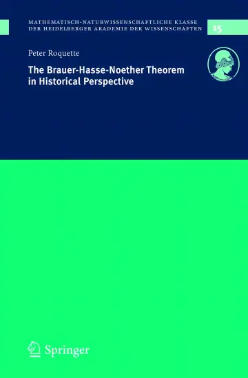 Cover of The Brauer-Hasse-Noether Theorem in Historical Perspective 1