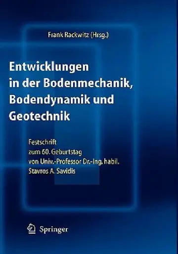 Cover of Entwicklungen in der Bodenmechanik, Bodendynamik und Geotechnik