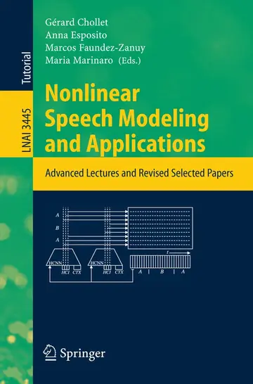 Cover of Nonlinear Speech Modeling and Applications