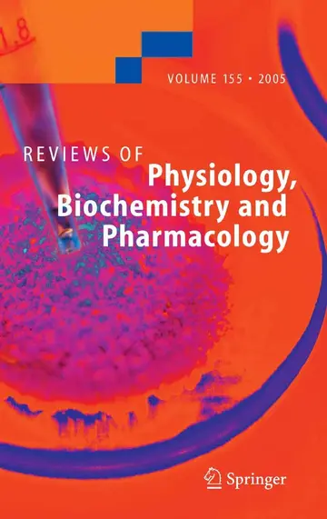 Cover of Reviews of Physiology, Biochemistry, and Pharmacology