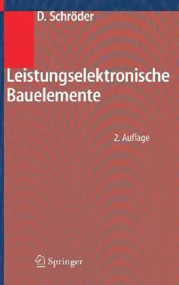 Cover of Leistungselektronische Bauelemente