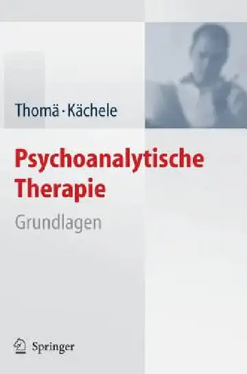 Cover of Psychoanalytische Therapie