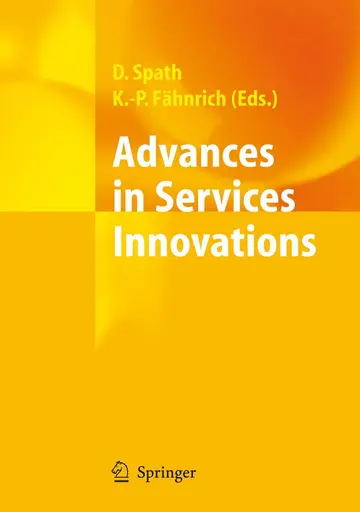 Cover of Advances in Services Innovations
