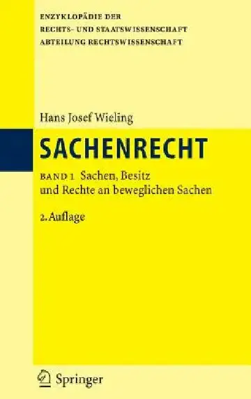 Cover of Sachenrecht