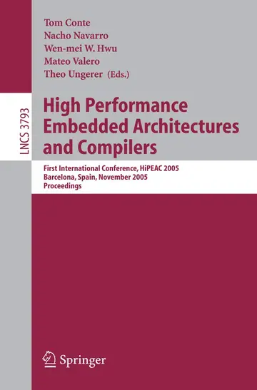 Cover of High Performance Embedded Architectures and Compilers