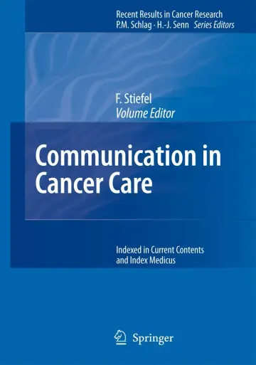 Cover of Communication in Cancer Care