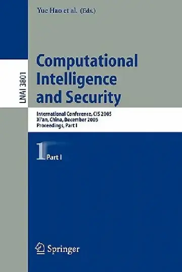Cover of Computational Intelligence and Security