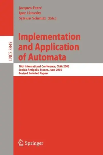 Cover of Implementation and Application of Automata