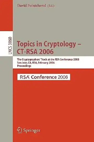 Cover of Topics in Cryptology -- Ct-Rsa 2006