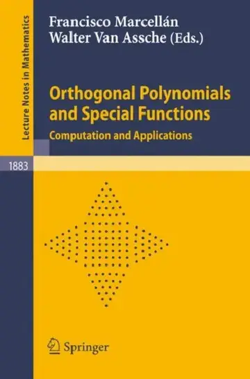 Cover of Orthogonal Polynomials and Special Functions