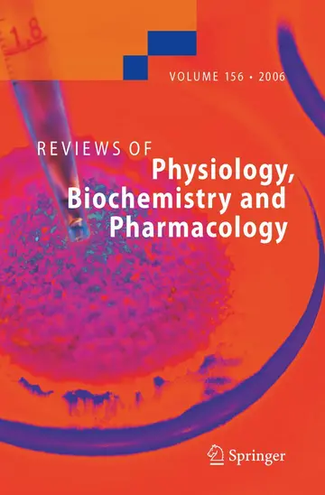 Cover of Reviews of Physiology, Biochemistry and Pharmacology