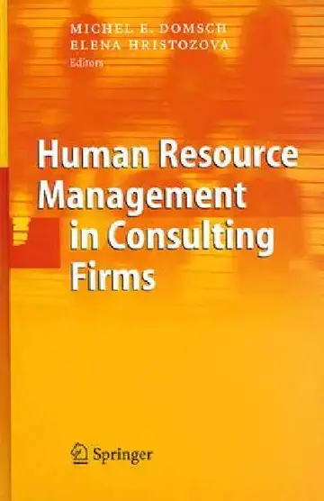 Cover of Human Resource Management in Consulting Firms
