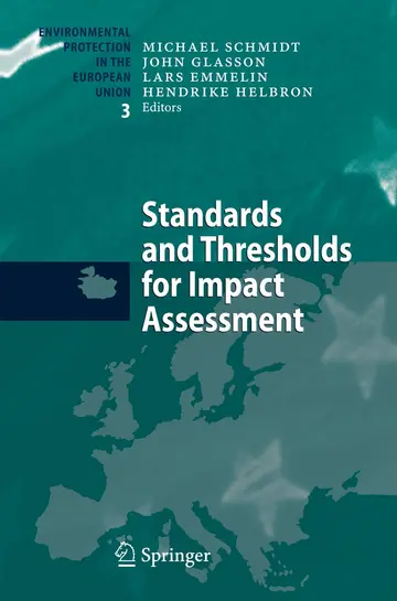 Cover of Standards and Thresholds for Impact Assessment