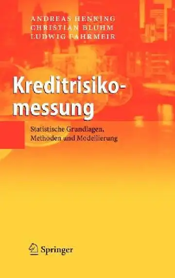 Cover of Kreditrisikomessung