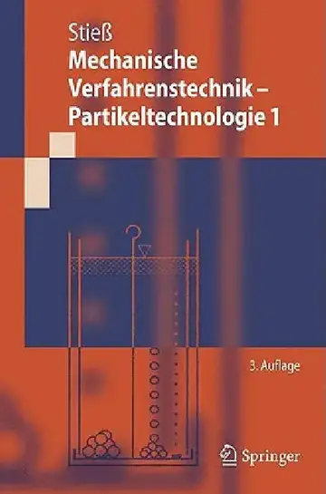 Cover of Mechanische Verfahrenstechnik - Partikeltechnologie 1
