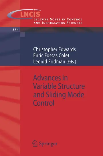 Cover of Advances in Variable Structure and Sliding Mode Control