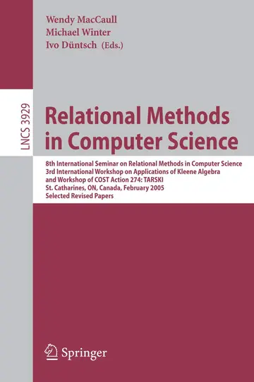 Cover of Relational Methods in Computer Science