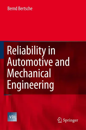 Cover of Reliability in Automotive and Mechanical Engineering