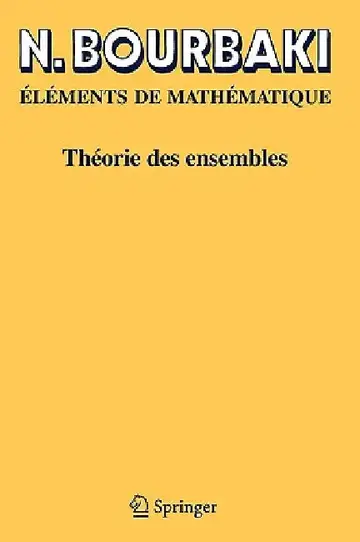 Cover of Théorie Des Ensembles