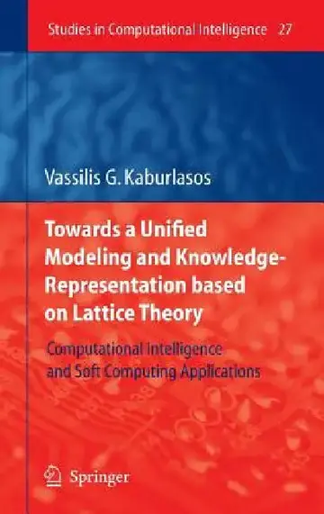 Cover of Towards a Unified Modeling and Knowledge-Representation Based on Lattice Theory