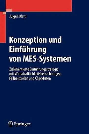 Cover of Konzeption Und Einführung Von Mes-Systemen