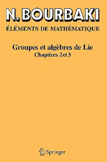 Cover of Groupes Et Algèbres de Lie