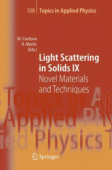 Cover of Light Scattering in Solids Ix