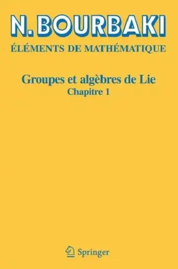 Cover of Groupes Et Algèbres de Lie