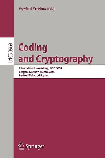 Cover of Coding and Cryptography